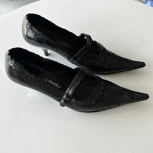 Giancarlo Paoli made in Italy pointed toe Mary Janes